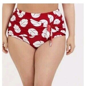 Torrid Disney Swim Bottom Size 6X Lilo Stitch High Waist Swim New Front Tie